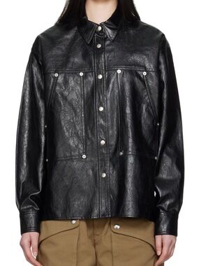 ETOILE ISABEL MARANT
Abelia Faux Leather Shirt Jacket
